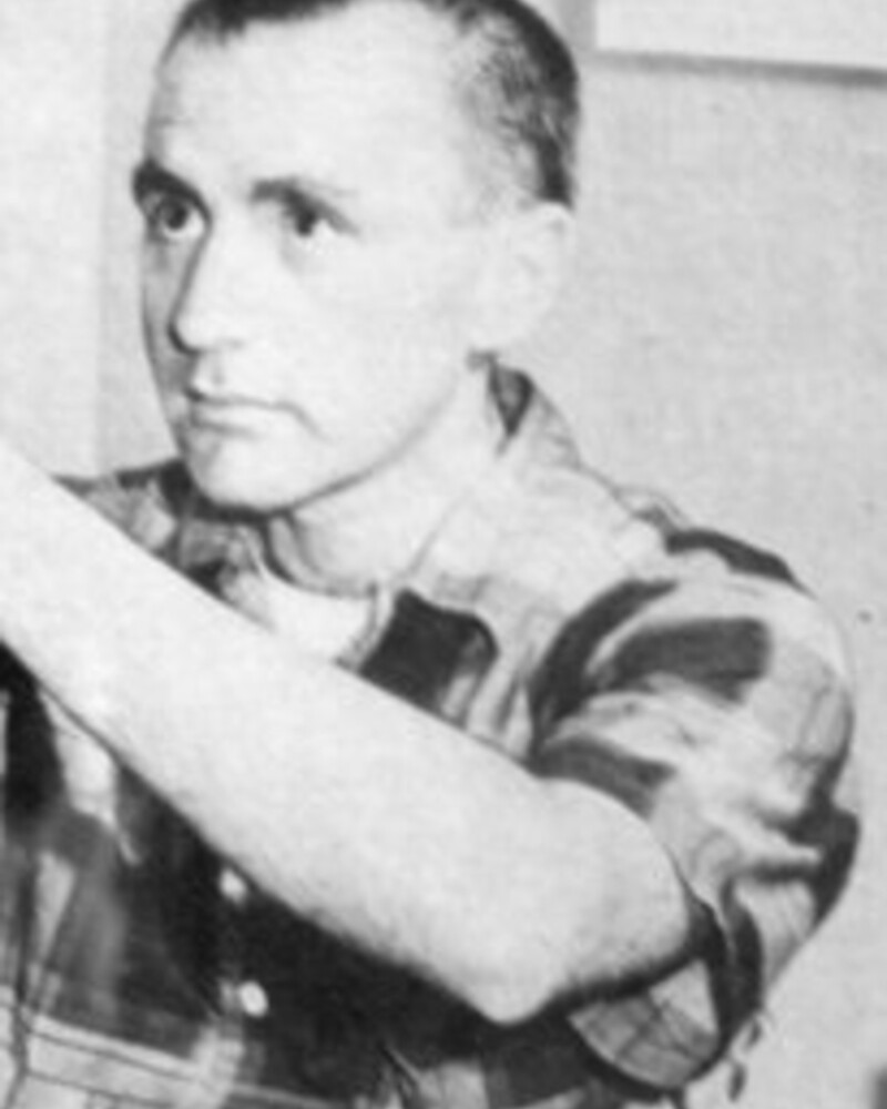 Ли Гродзинс во время работы над измерением спиральности нейтрино в 1957 году